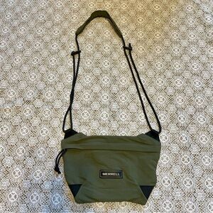 Merrell Olive Green Lightweight Crossbody Waist Bag